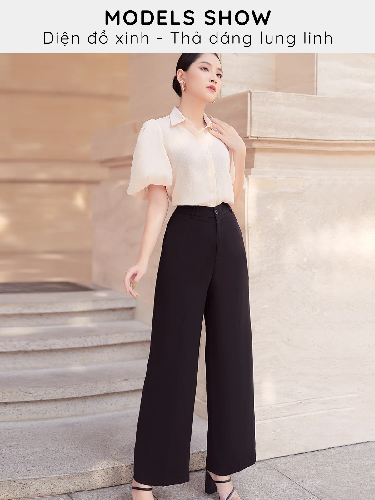 QUẦN DÀI ỐNG SUÔNG RỘNG AB0344