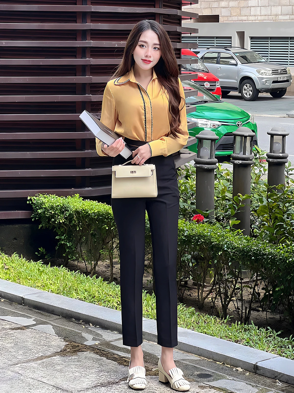 QUẦN ỐNG ĐỨNG LƯNG CAO HI0002