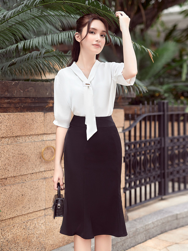 Đầm ôm đuôi cá tay ngắn | Shopee Việt Nam