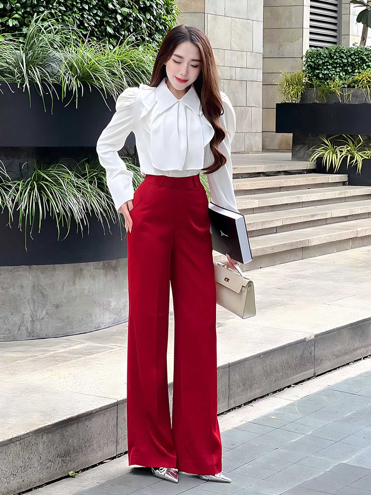 QUẦN TÂY ỐNG SUÔNG RỘNG HI0001