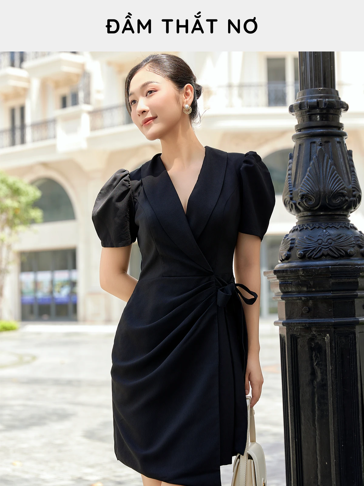 ĐẦM THẮT NƠ AB0418
