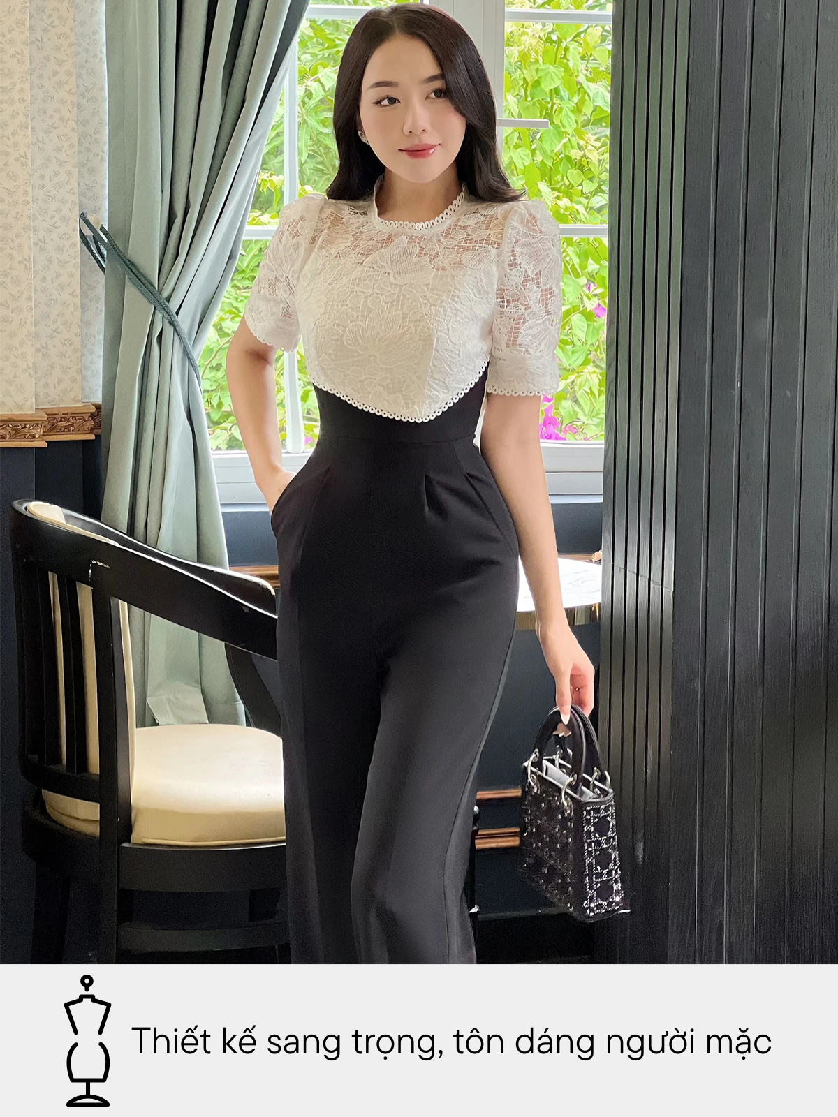 ĐẦM REN LIỀN QUẦN AL0657