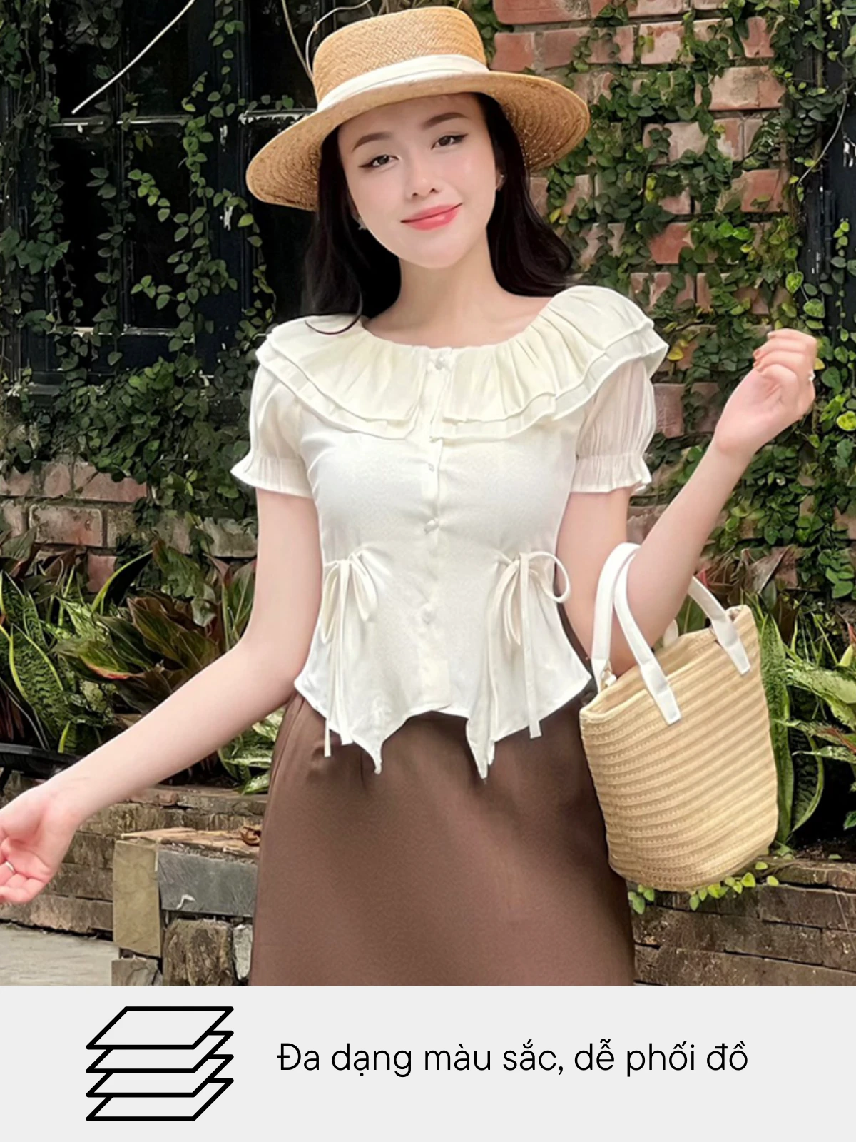 ÁO PHỐI CÚC NGỌC TRAI AL0709