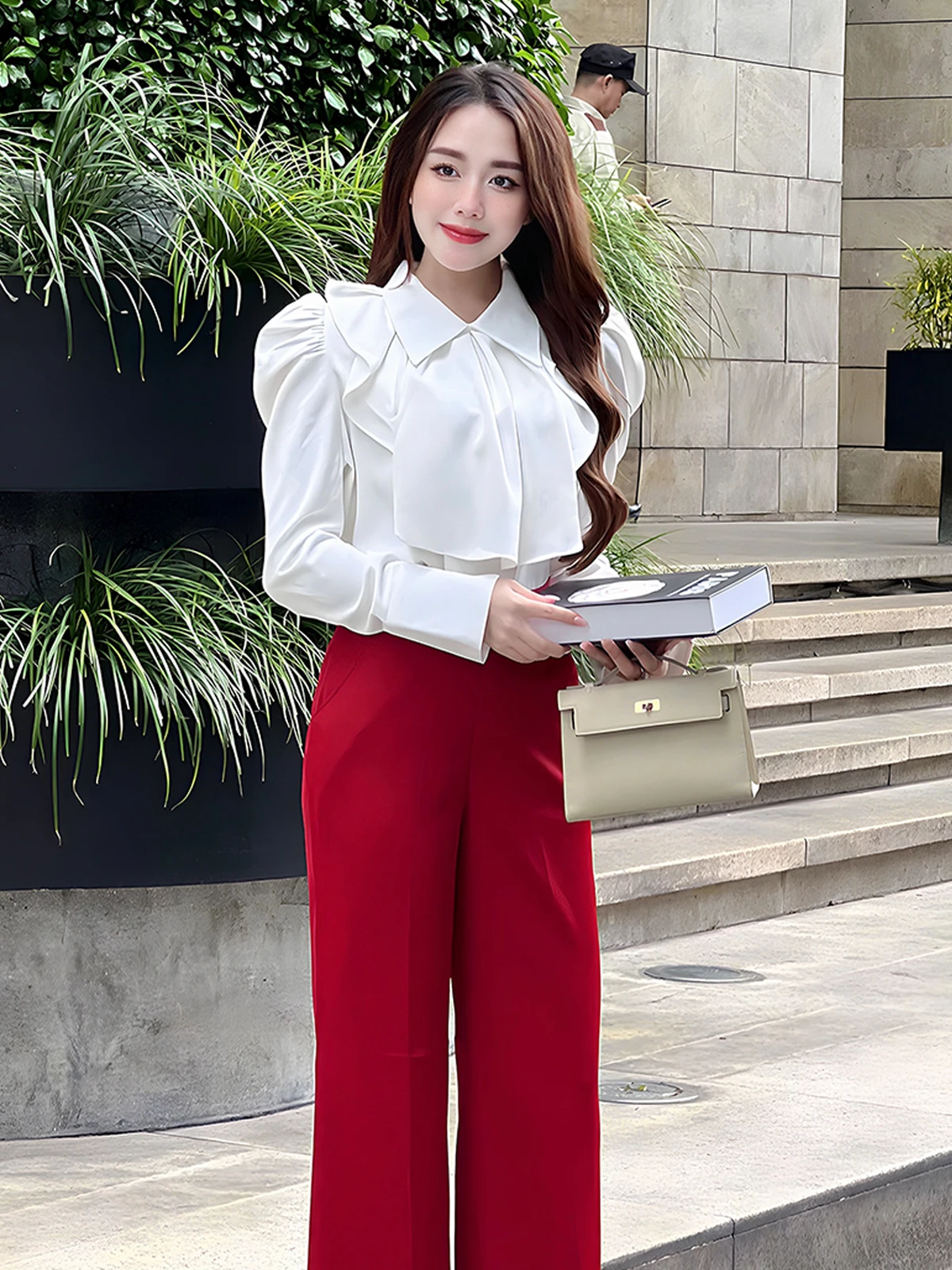 QUẦN TÂY ỐNG SUÔNG RỘNG HI0001