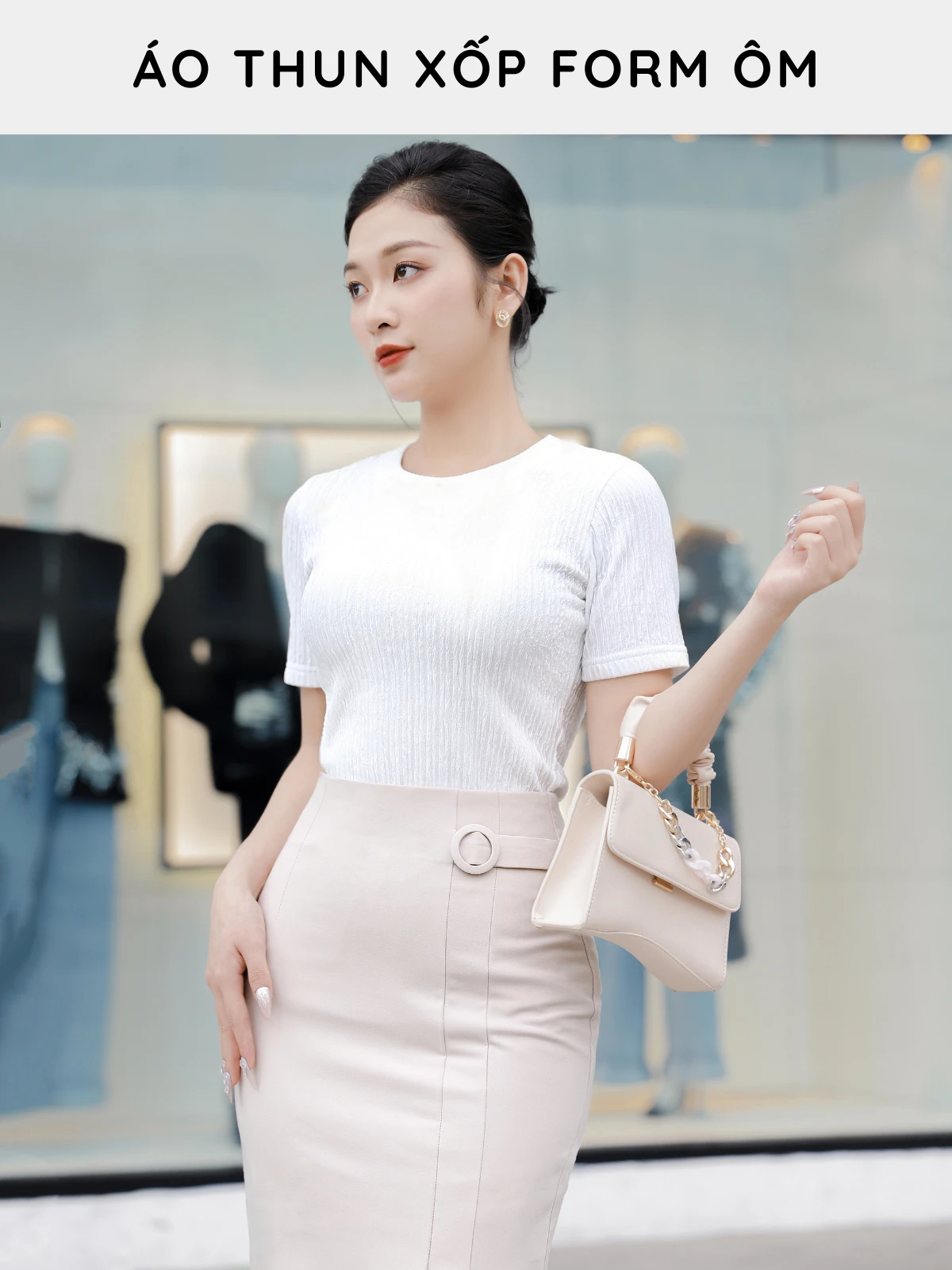 ÁO THUN XỐP FORM ÔM AB0338