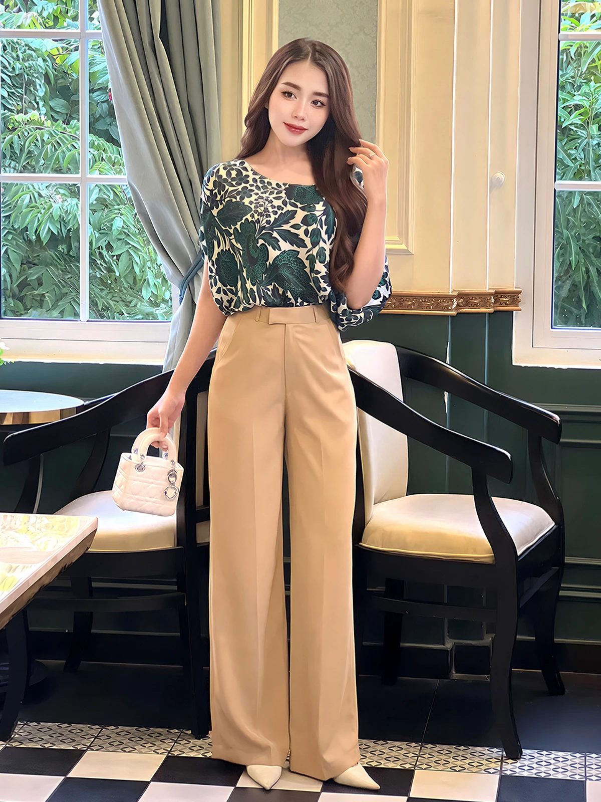 QUẦN TÂY ỐNG SUÔNG RỘNG HI0001