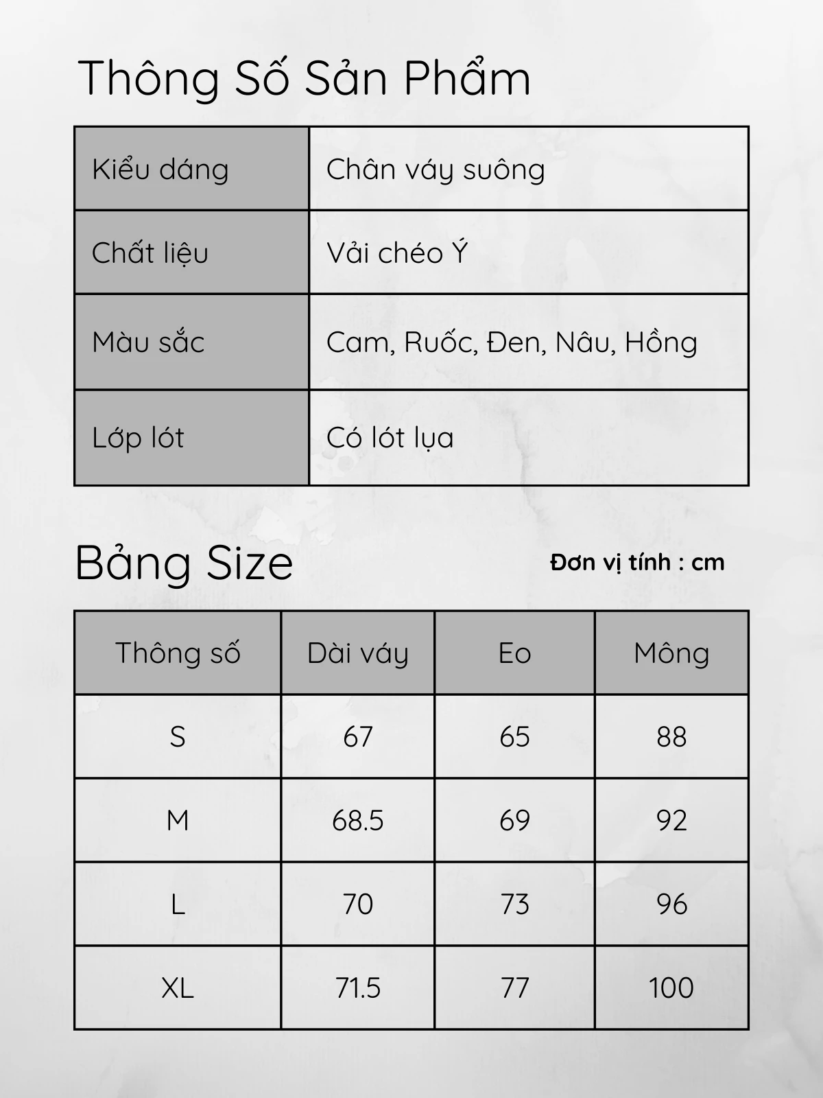 CHÂN VÁY SUÔNG AB0451
