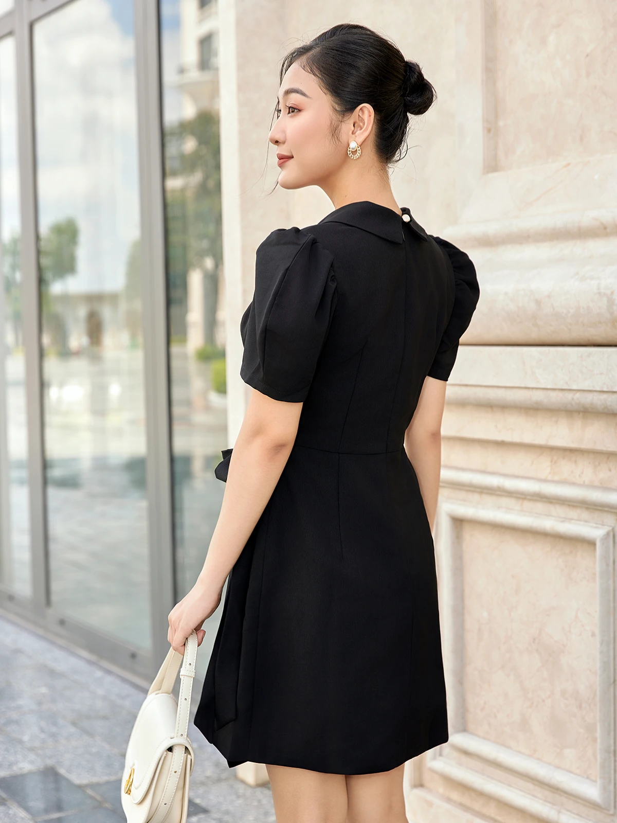 ĐẦM THẮT NƠ AB0418
