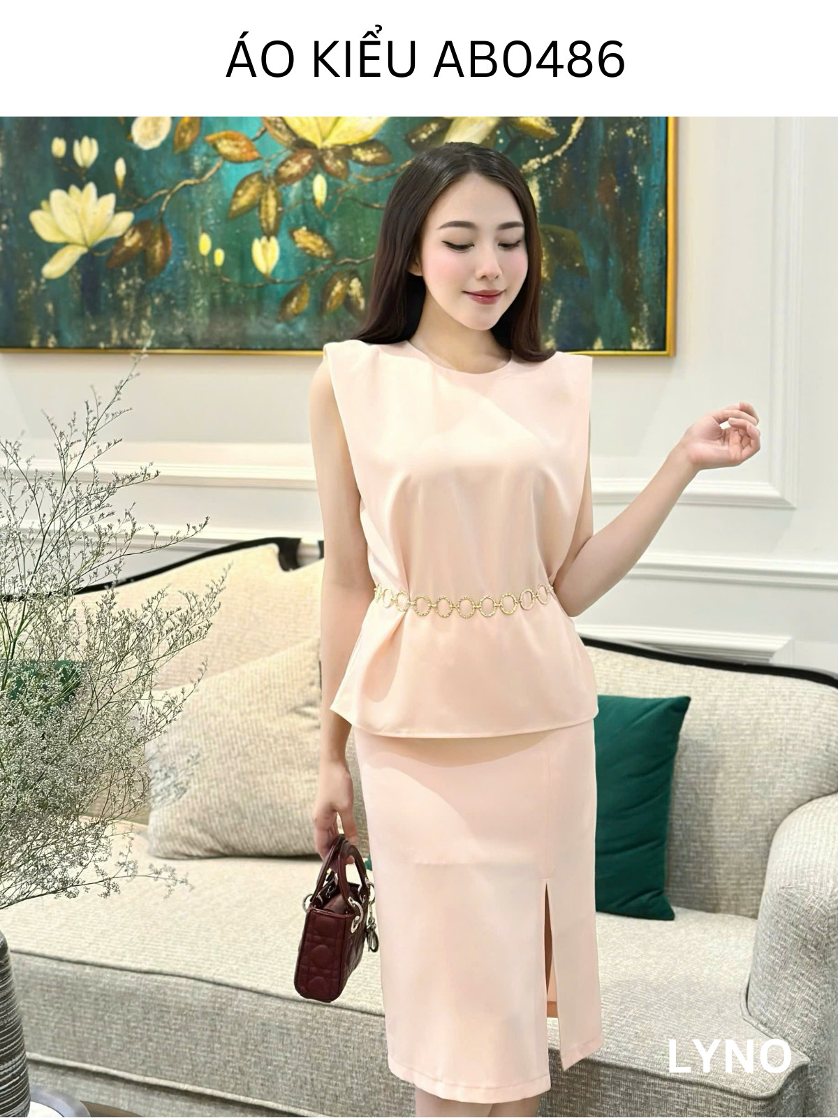 ÁO KIỂU CỔ TRÒN AB0486