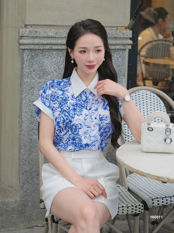 ÁO SƠ MI LỤA AB0497