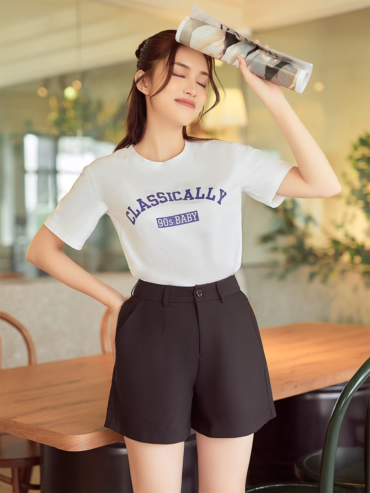 ÁO THUN COTTON 4 CHIỀU AB0377